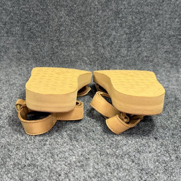 Teva Midform Universal Leather Sandals Women's Size 7 Desert Sand Leather Strap - Picture 11 of 12